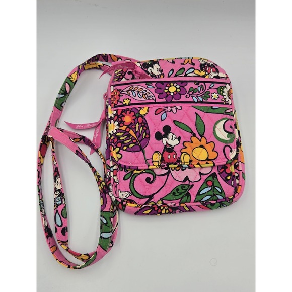 Vera Bradley Handbags - Vera Bradley Hipster Disney Just Mousing Around Mickey Minnie Crossbody/Wallet